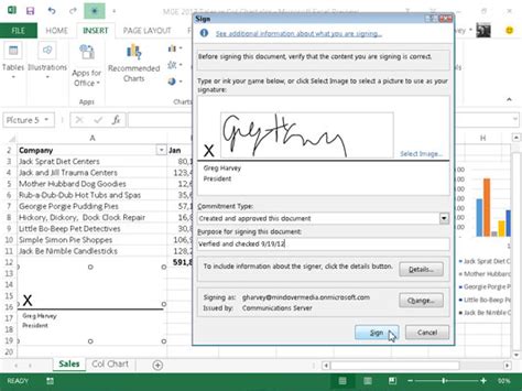 excel select a smart card|Digital signatures and code signing in workbooks in Excel.